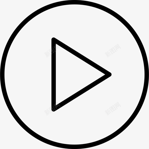 播放播放按钮继续图标svg_新图网 https://ixintu.com 播放 播放按钮 继续 继续按钮