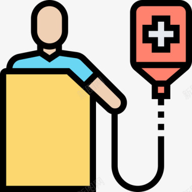 患者献血29例原色图标图标