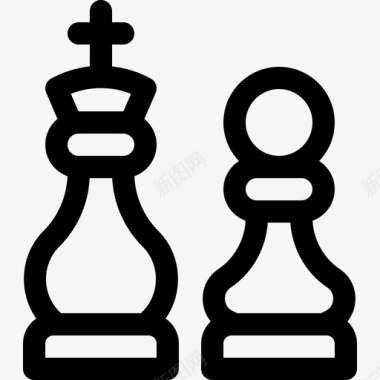 象棋策略25直线图标图标