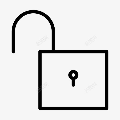 解锁免费开放图标svg_新图网 https://ixintu.com 不安全 免费 开放 解锁 轮廓 酒店