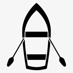 木制车辆划船探险河流图标高清图片