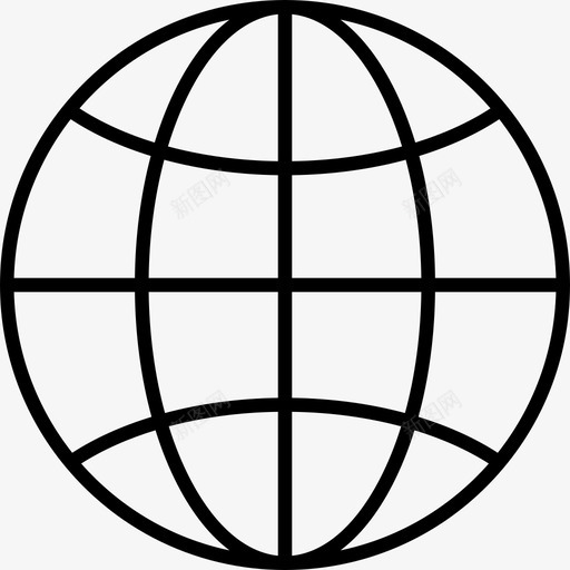全球互联网世界图标svg_新图网 https://ixintu.com 世界 互联网 全球