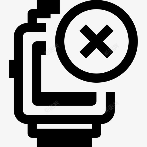 smartwatch功能设备删除图标svg_新图网 https://ixintu.com smartwatch 删除 功能 图标 技术 最小 设备