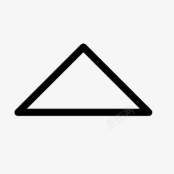 顶部三角形三角形导入顶部图标高清图片