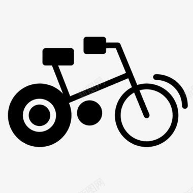 自行车运动健身图标图标