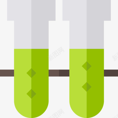 试管生物学4扁平图标图标
