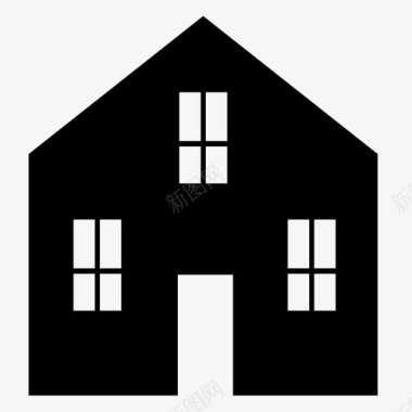 住宅豪宅住宅楼图标图标