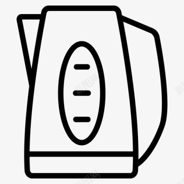 水壶锅炉电器图标图标