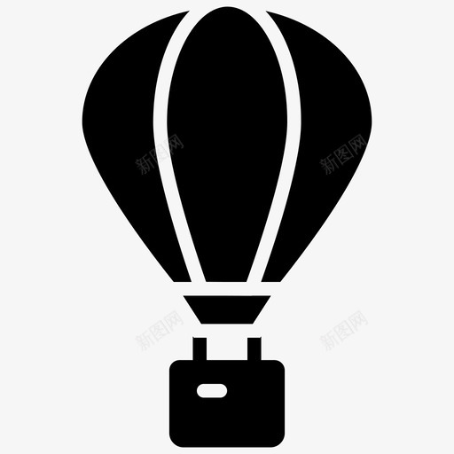 热气球冒险飞机图标svg_新图网 https://ixintu.com 冒险 图标 字形 气球 火气 热气球 运输 降落伞 飞机
