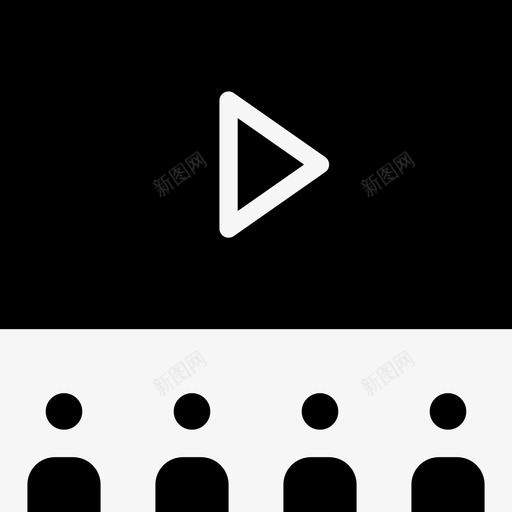 电影院多媒体45填充图标svg_新图网 https://ixintu.com 填充 多媒体45 电影院