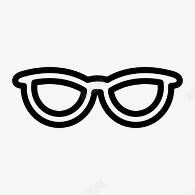 眼镜光学旅游图标图标