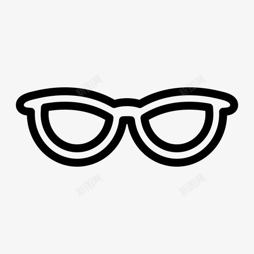 眼镜光学旅游图标svg_新图网 https://ixintu.com 光学 图标 度假 旅游 眼镜