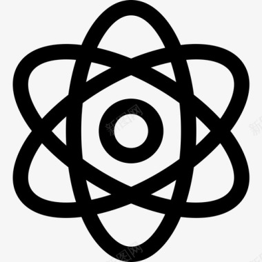 原子核能2线性图标图标