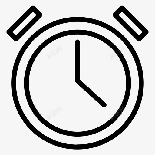 警报时间用户界面图标svg_新图网 https://ixintu.com 元素 手表 时间 用户界面 警报