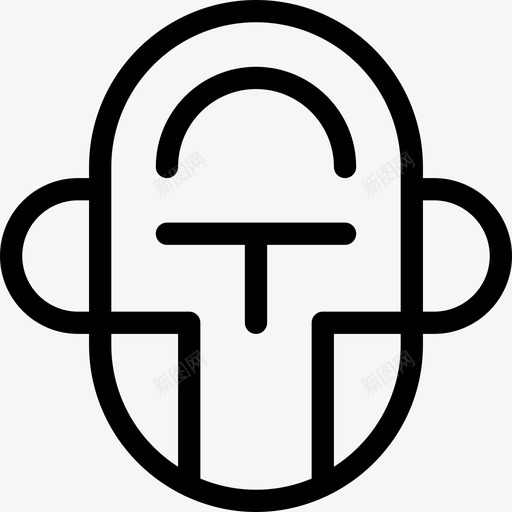 机器人网络线性图标svg_新图网 https://ixintu.com 机器人 线性 网络