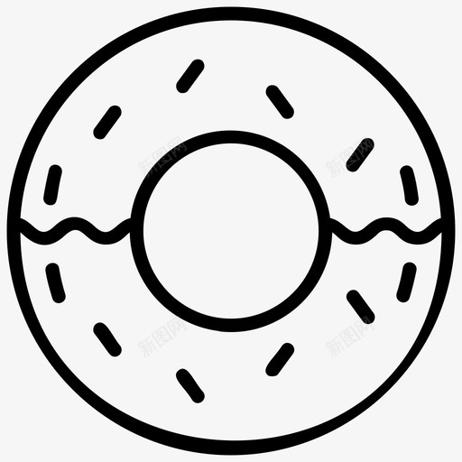 甜甜圈邓肯甜甜圈食品和饮料系列图标svg_新图网 https://ixintu.com 图标 甜甜圈 系列 邓肯 食品 饮料