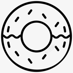 邓肯甜甜圈邓肯甜甜圈食品和饮料系列图标高清图片