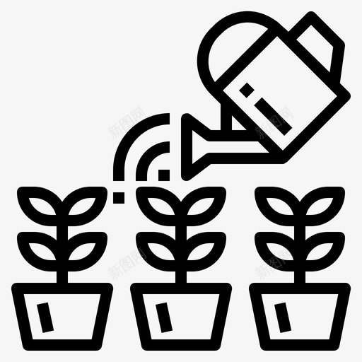 园艺农业种植图标svg_新图网 https://ixintu.com 农业 园艺 植物 概述 爱好 种植