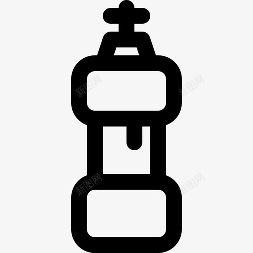 肥皂瓶清洁房子图标svg_新图网 https://ixintu.com 房子 整理 清洁 肥皂