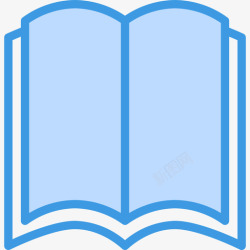 必备单词书籍书籍网络必备6蓝色图标高清图片