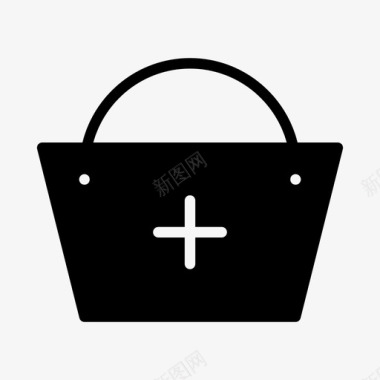 购物袋添加购买销售图标图标