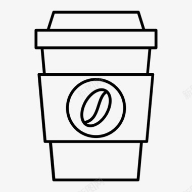 纸咖啡晚餐饮料图标图标
