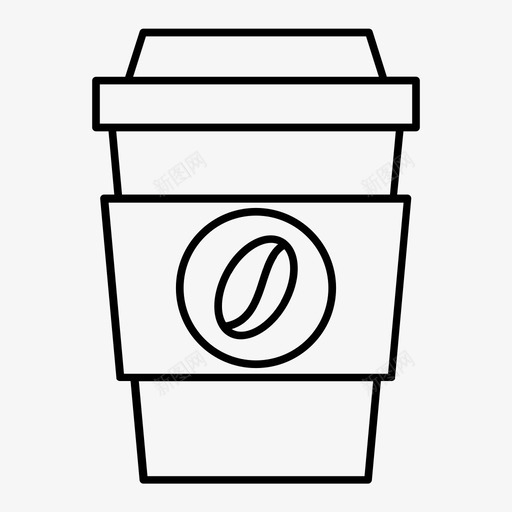 纸咖啡晚餐饮料图标svg_新图网 https://ixintu.com 咖啡 晚餐 概述 食物 饮料