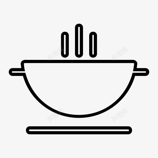 烹饪锅厨房图标svg_新图网 https://ixintu.com 厨房 烹饪 锅