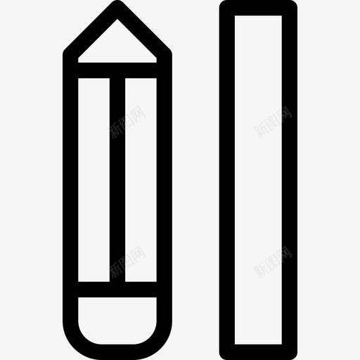 铅笔建筑师直线型图标svg_新图网 https://ixintu.com 建筑师 直线 线型 铅笔