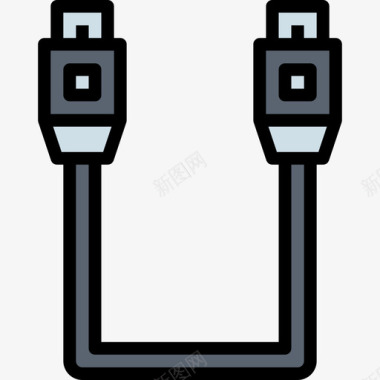 电缆五金件12线颜色图标图标