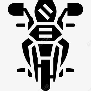 摩托车摩托车运动8字形图标图标