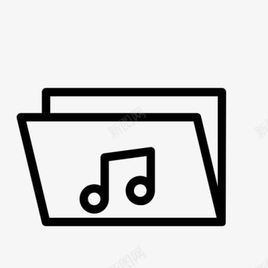 文件夹音频文件音乐图标图标
