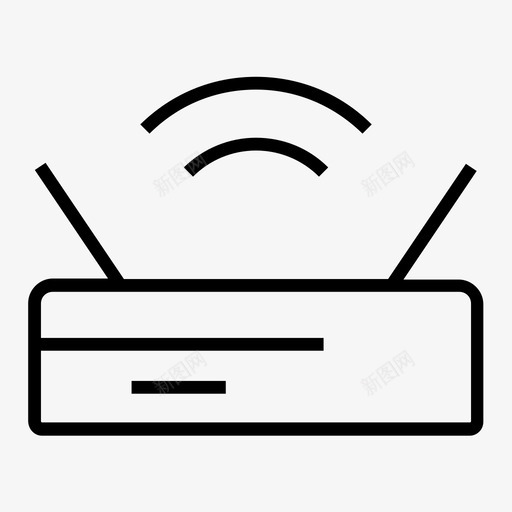 路由器调制解调器wifi图标svg_新图网 https://ixintu.com wi-fi wifi 图标 调制解调器 路由器 通信线路