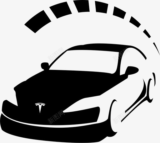 tesla logosvg_新图网 https://ixintu.com tesla logo