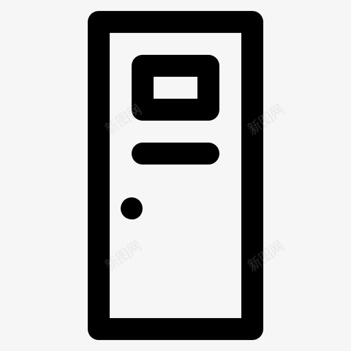 门家具图标svg_新图网 https://ixintu.com 家具 门