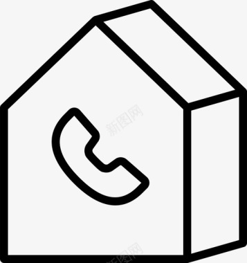 家电话房子图标图标