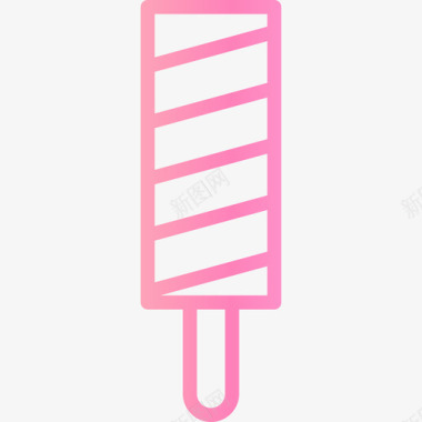 冰激凌冰淇淋19梯度图标图标