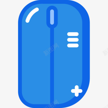 鼠标tech16蓝色图标图标