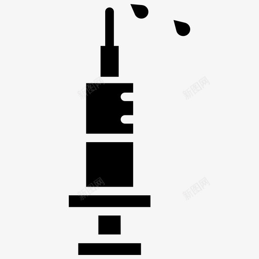 注射器注射剂药品图标svg_新图网 https://ixintu.com 医疗 卡通 套件 布拉克 拉克 注射剂 注射器 疫苗 药品 菲尔 针头