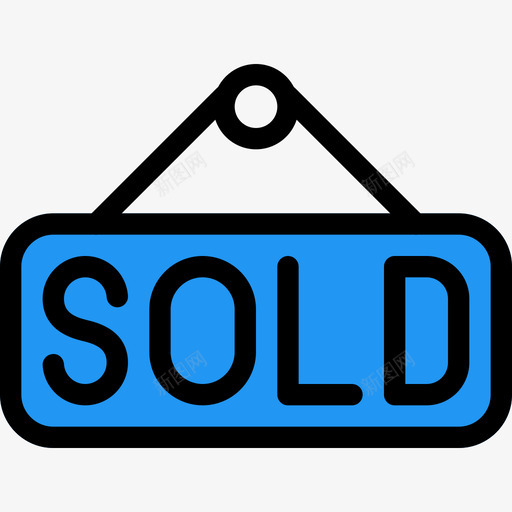 出售房地产110线性颜色图标svg_新图网 https://ixintu.com 出售 房地产 线性 颜色