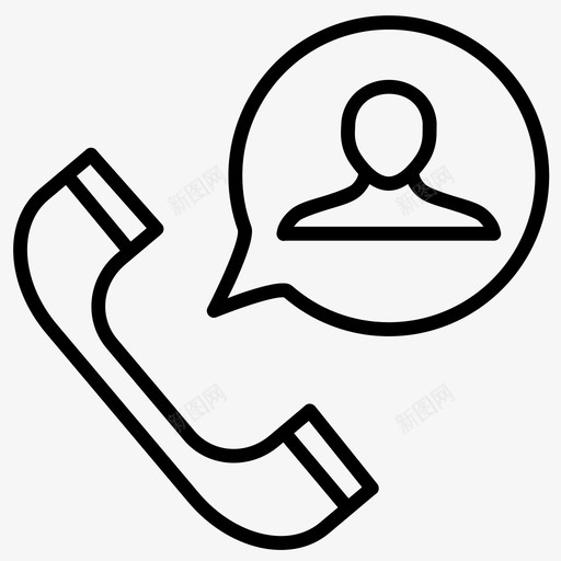 联系我们呼叫中心客户服务图标svg_新图网 https://ixintu.com 信息 呼叫中心 客户服务 支持 联系我们