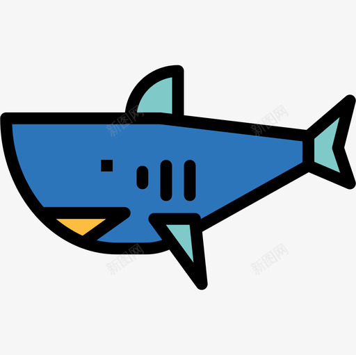 Shark驱动器2线性颜色图标svg_新图网 https://ixintu.com Shark 线性 颜色 驱动器