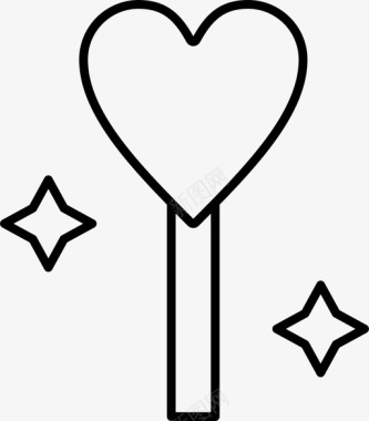 糖果棒棒糖爱情图标图标