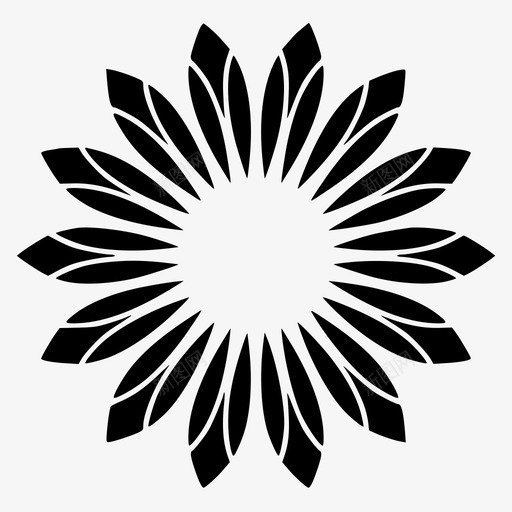 抽象花抽象图案创意图标svg_新图网 https://ixintu.com 创意设计 抽象图案 抽象花 抽象花套装2 曼陀罗形状 玫瑰花 装饰圈