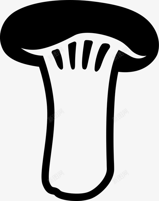 蘑菇牛肝菌棕色图标svg_新图网 https://ixintu.com 小号 棕色 牛肝菌 牡蛎 特大号 蔬菜ii 蘑菇