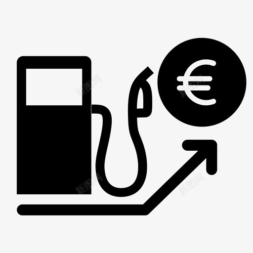 增加燃料柴油欧元图标svg_新图网 https://ixintu.com 增加燃料 柴油 欧元 汽油 汽车收藏品 货币
