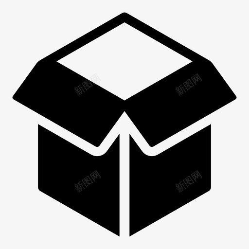 箱纸板立方体图标svg_新图网 https://ixintu.com 包装 包裹 立方体 箱 纸板 金融和商务
