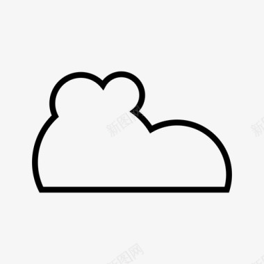 云气泡服务器图标图标