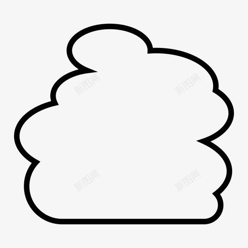 云气候数据库图标svg_新图网 https://ixintu.com 云线 天气 天空 数据库 气候