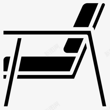 扶手椅家具109填充物图标图标